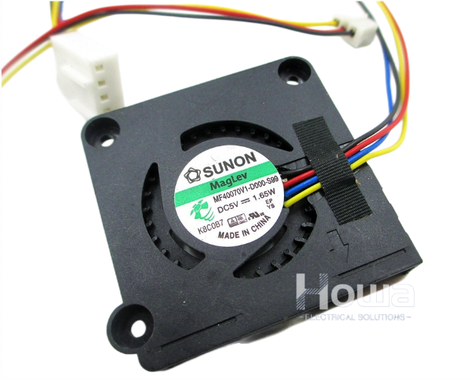 1Pcs SUNON MF40070V1-D000-S99 4-wire 5V 1.65W 4007 4CM Notebook Fan