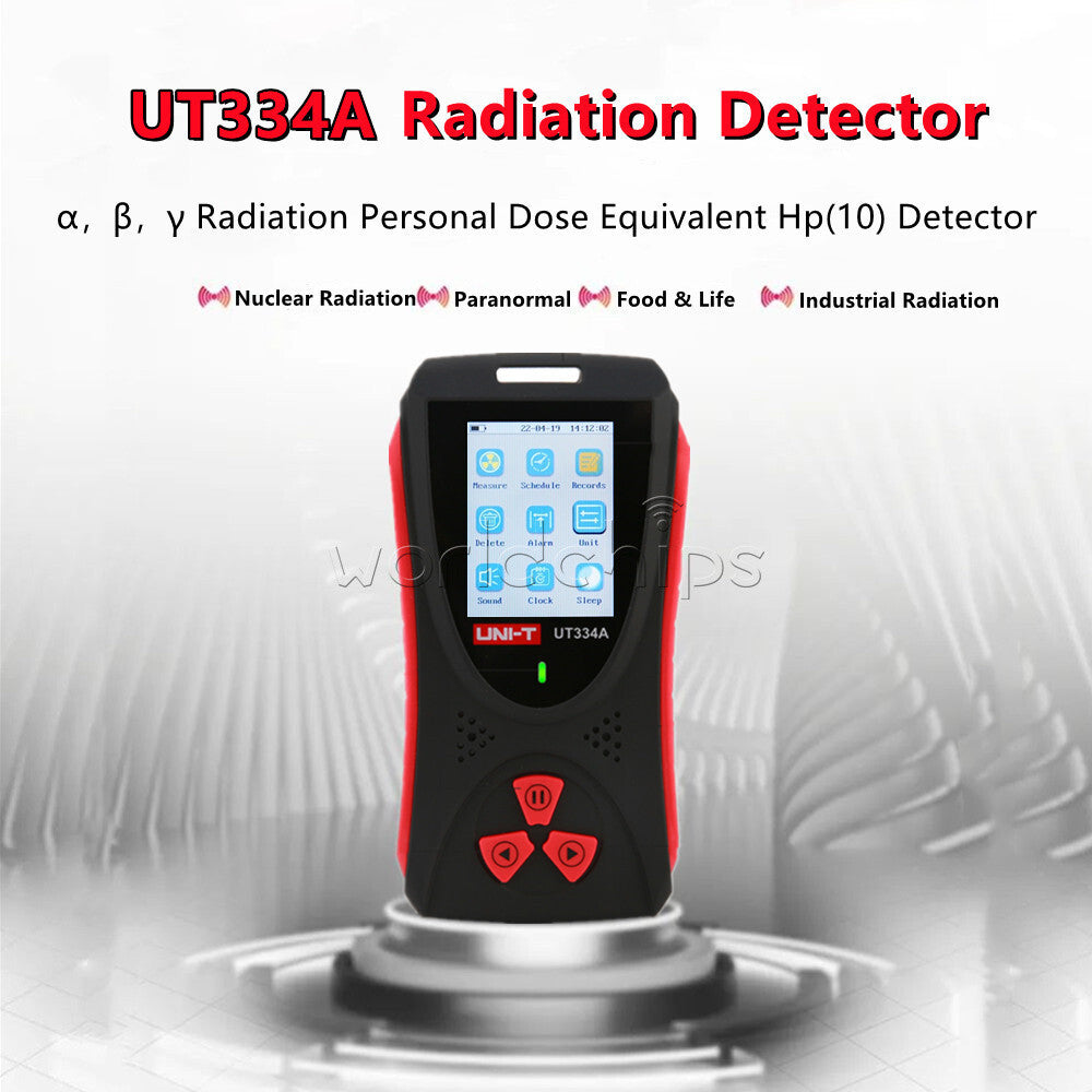 UNI-T UT334A Geiger Counter Electromagnetic Radiation Detector Xβγ-ray Detection