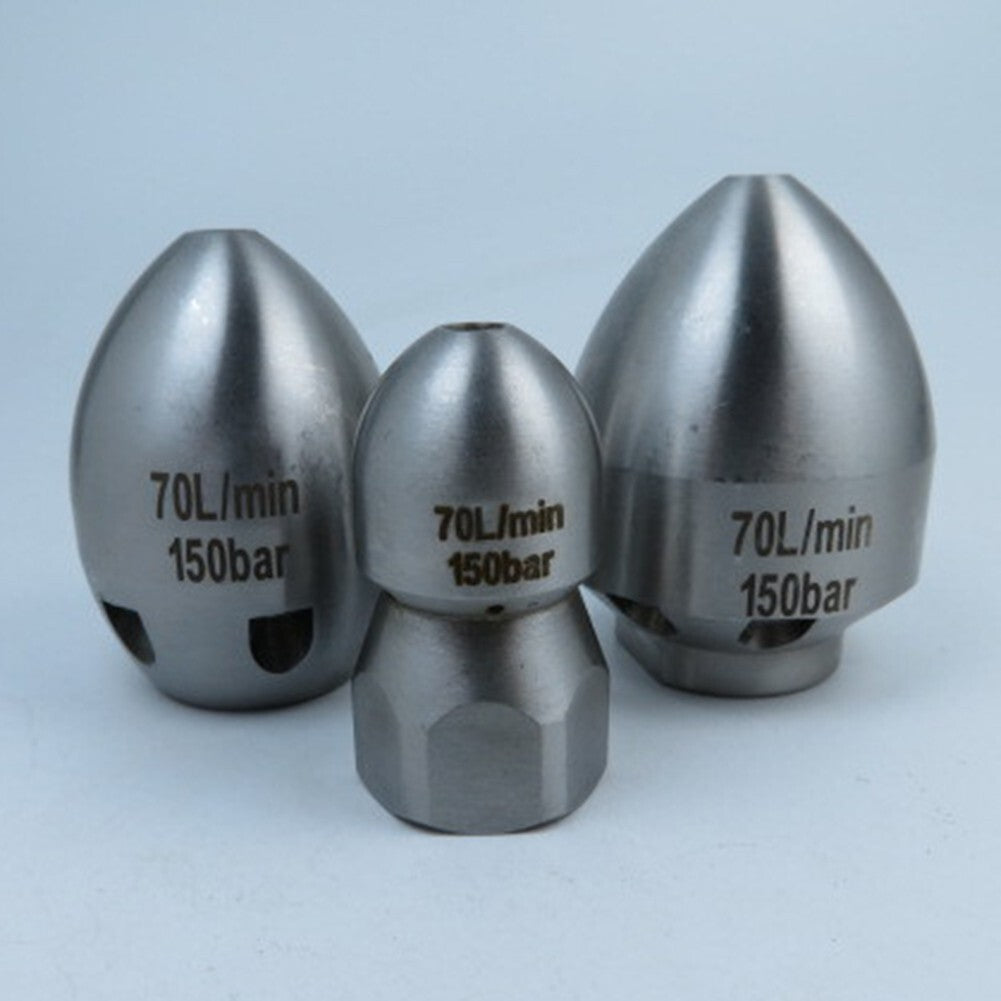G1/2inch Pressure-Drain Jetter Hose Nozzle Flusher Pipe Nozzles For Heavy Dirty