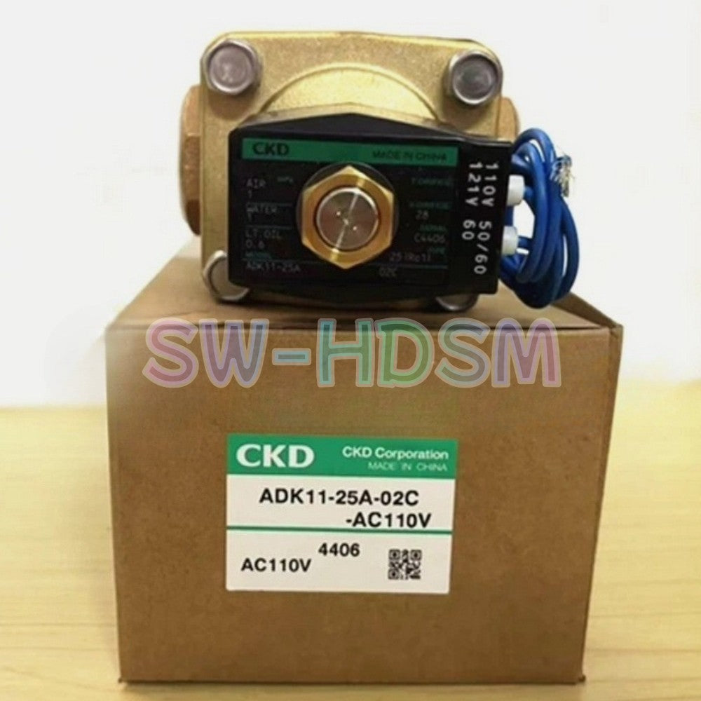 1PCS  For CKD solenoid valve ADK11-25A-02C-AC220V ADK11-25A-02C AC220V