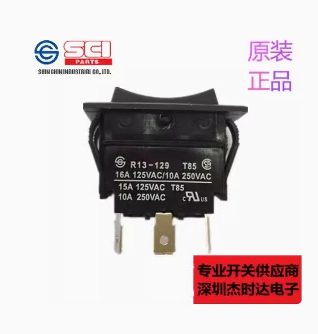 R13-129D replace Carling 1516R 3-pin 3gear 10A 250V momentary switch