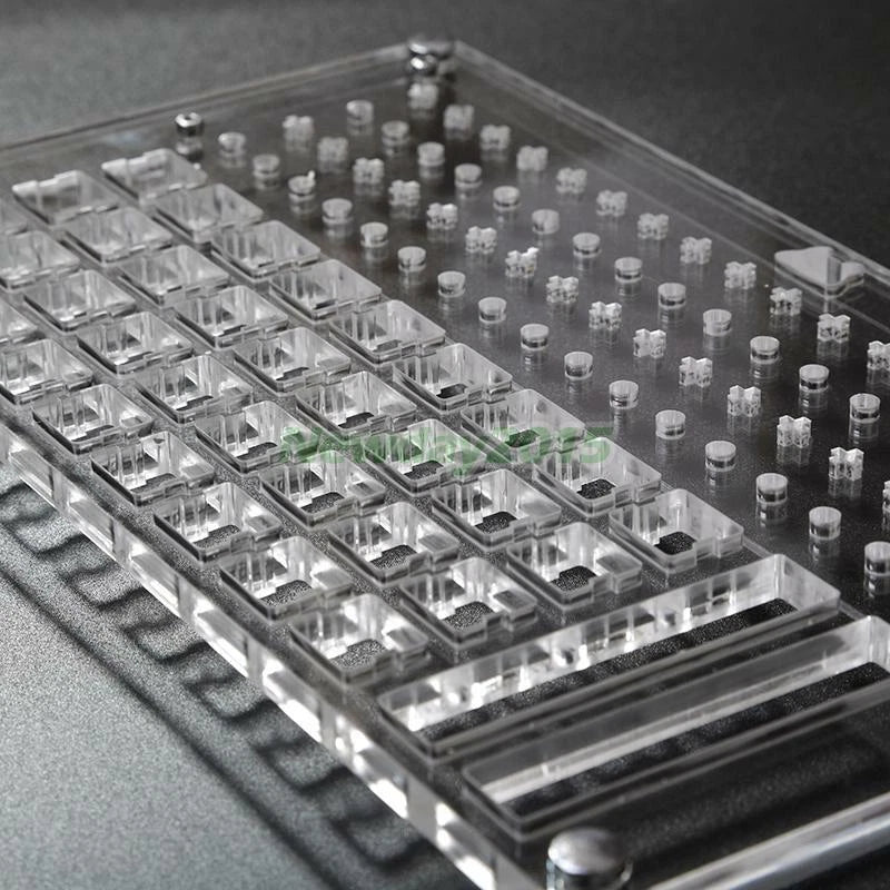 Acrylic Position Plate For Mechanical Keyboard Switch DIY lubricating Oil Grease