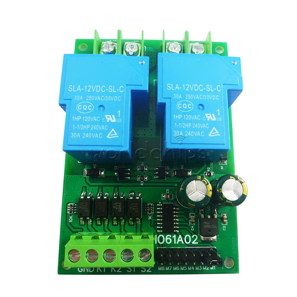 30A DC 12V/24V Motor Controller Relay Module Forward Reverse Control Board