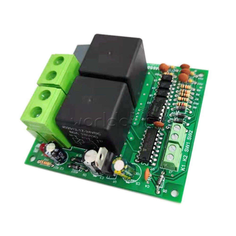 DC12V 24V Relay Control Board DC Motor Forward and Reverse Controller 80A