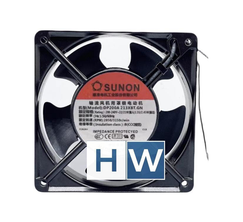 1PC SUNON 12038 12CM 220V DP200A 2123XBL.GN XBT Cabinet Cooling Fan
