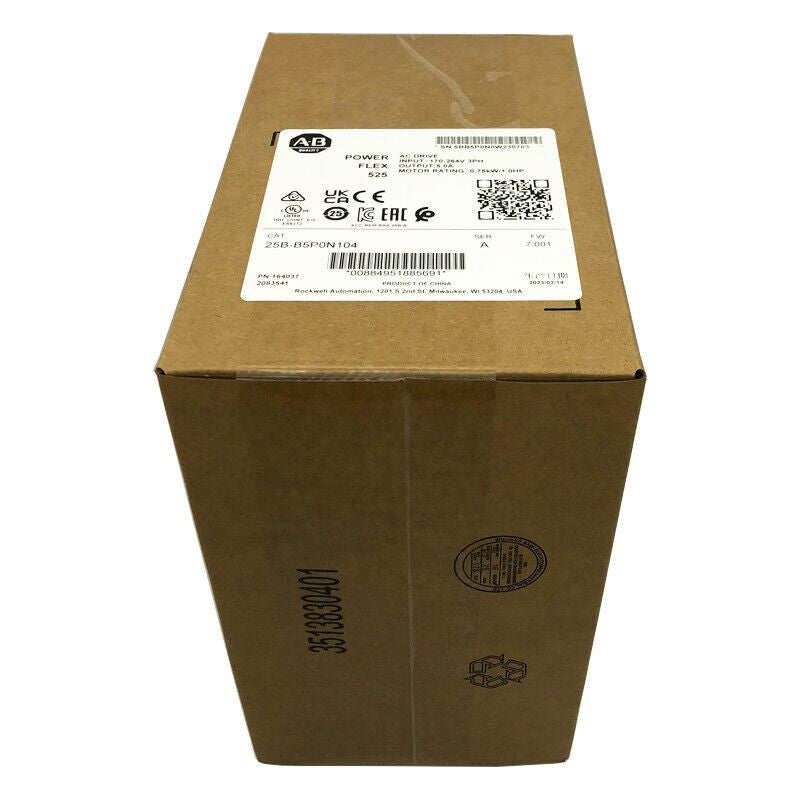 25B-B5P0N104   PowerFlex 525 0.75KW(1HP) AC Drive 25BB5P0N104 AB