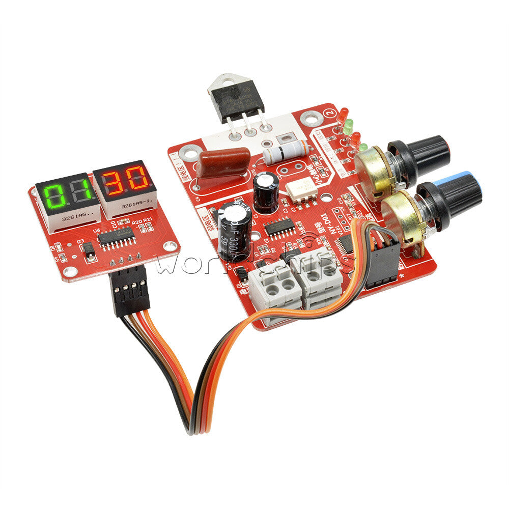 100A Spot Welder Machine Controller Time Current Control Digital Board US