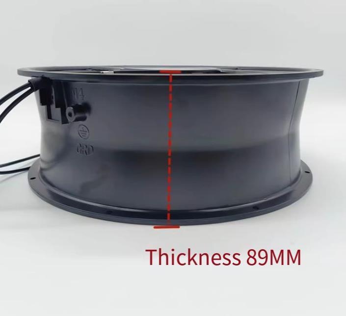 1PC KA2509HA2-4 KAKU 254*89MM 220-240V High-temperature Resistant Fan