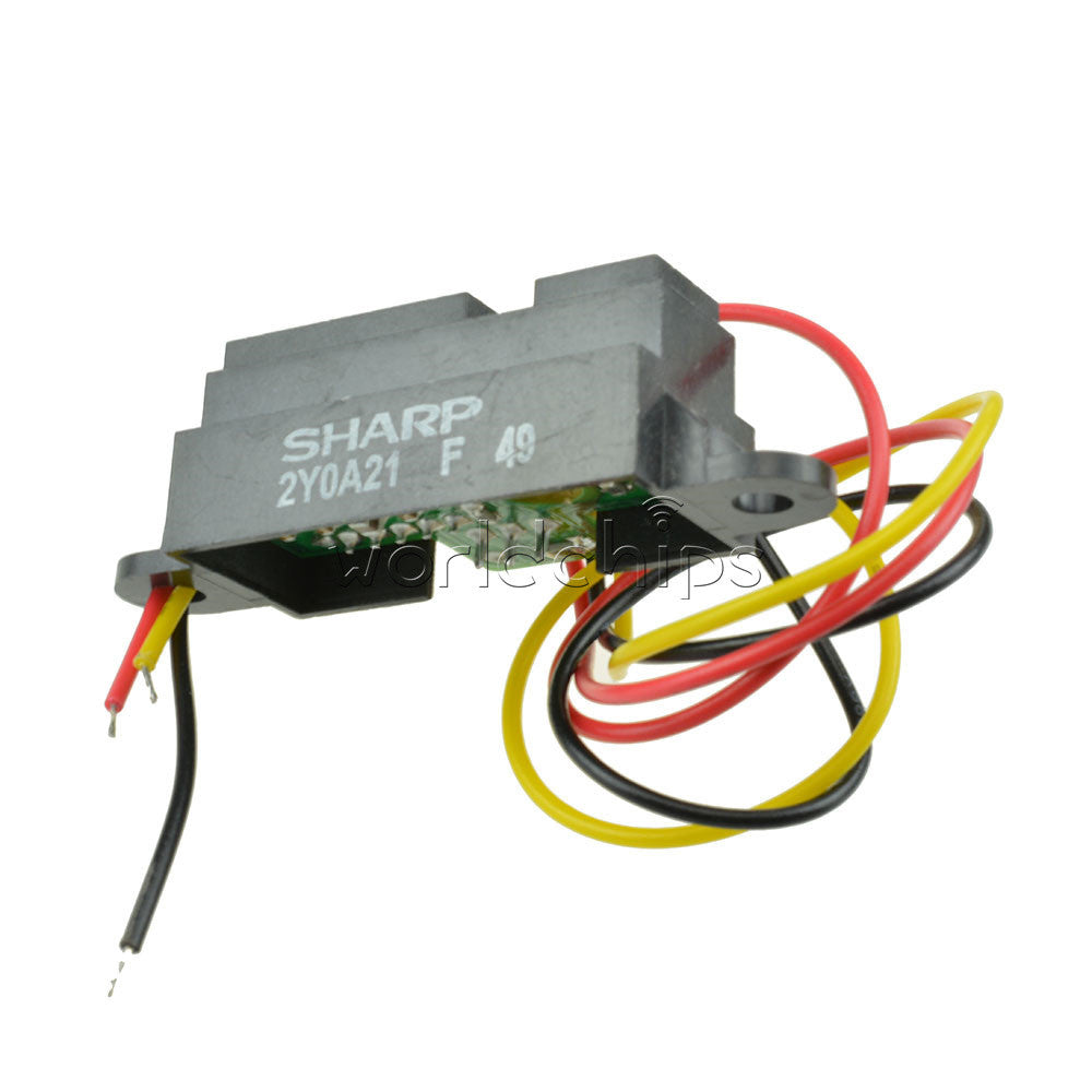 5PCS GP2Y0A21YK0F Sharp IR Analog Distance Sensor Distance 10-80CM Cable Arduino