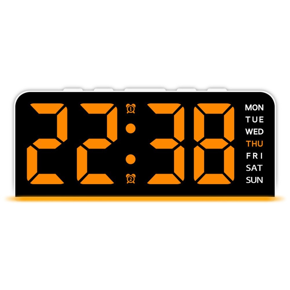 Digital Clock Snooze Clock Adjustable Brightness Levels Bedroom Or Office Use
