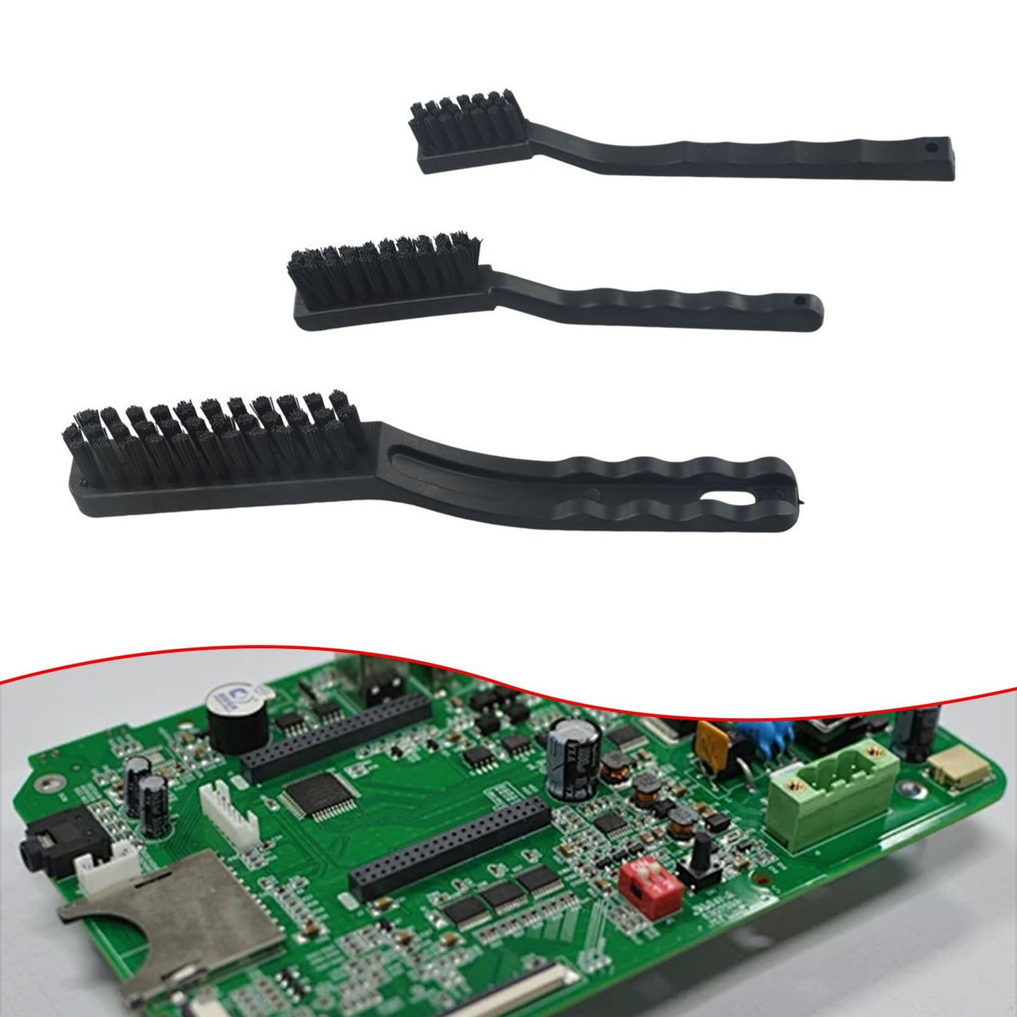 Anti-Static Brush Electronic Antistatic Hairbrush Dust Clearning Hand Tools
