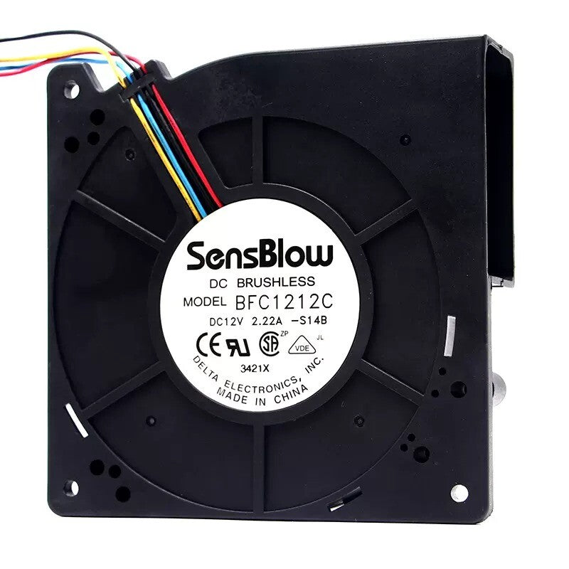 1/piece SENSBLOW BFC1212C 12V 2.22A 12032 12CM Turbo Blower 4-wire Cooling Fan