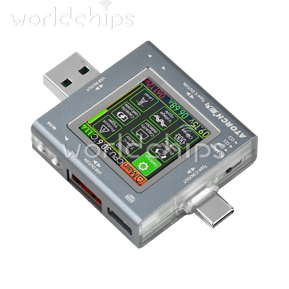 DC 0-50V 6.5A Digital Voltage Current Power Meter Tester for Cell Phone Charger