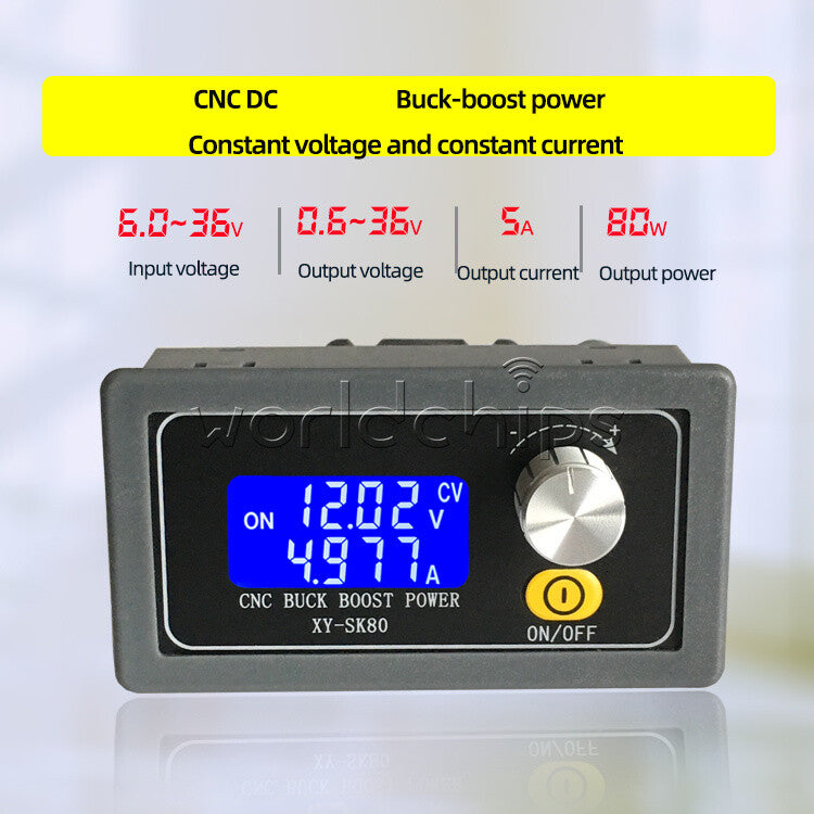SK80 DC Adjustable Automatic Buck Boost Constant Voltage Power Supply Module