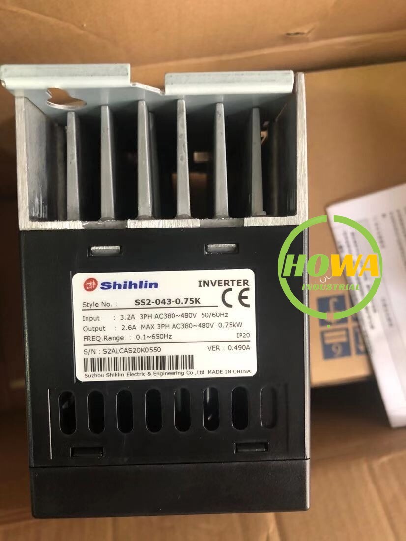 1/piece  Shihlin Frequency Converter SS2-043-0.75K 380V 0.75KW Inverter