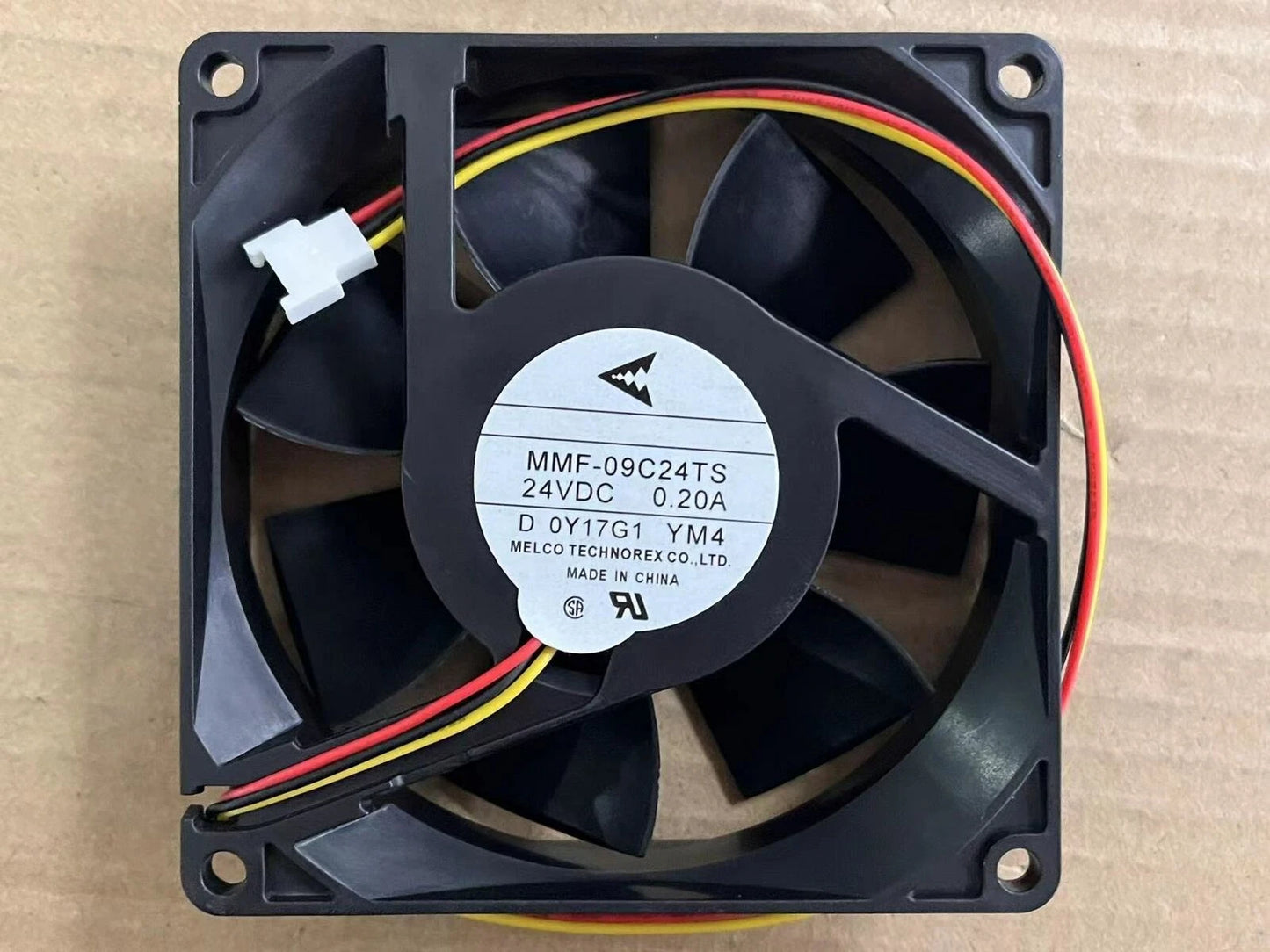 Mitsubishi inverter cooling fan MMF-09C24TS-YM4 24VDC 0.20A 3wires