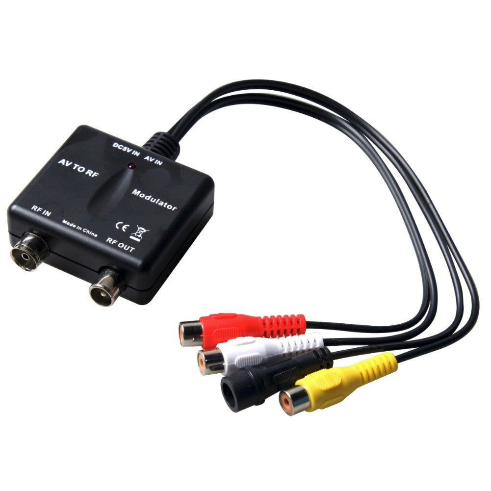 Dedicated AV to RF Modulator M03 for Home Theater with VHF Support and Output