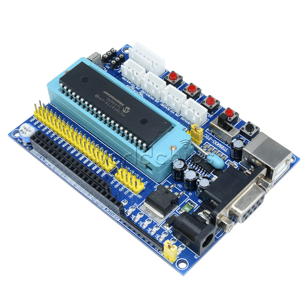 PIC16F877A PIC Mini System Development Board JTAG ICSP Programmer Emulator