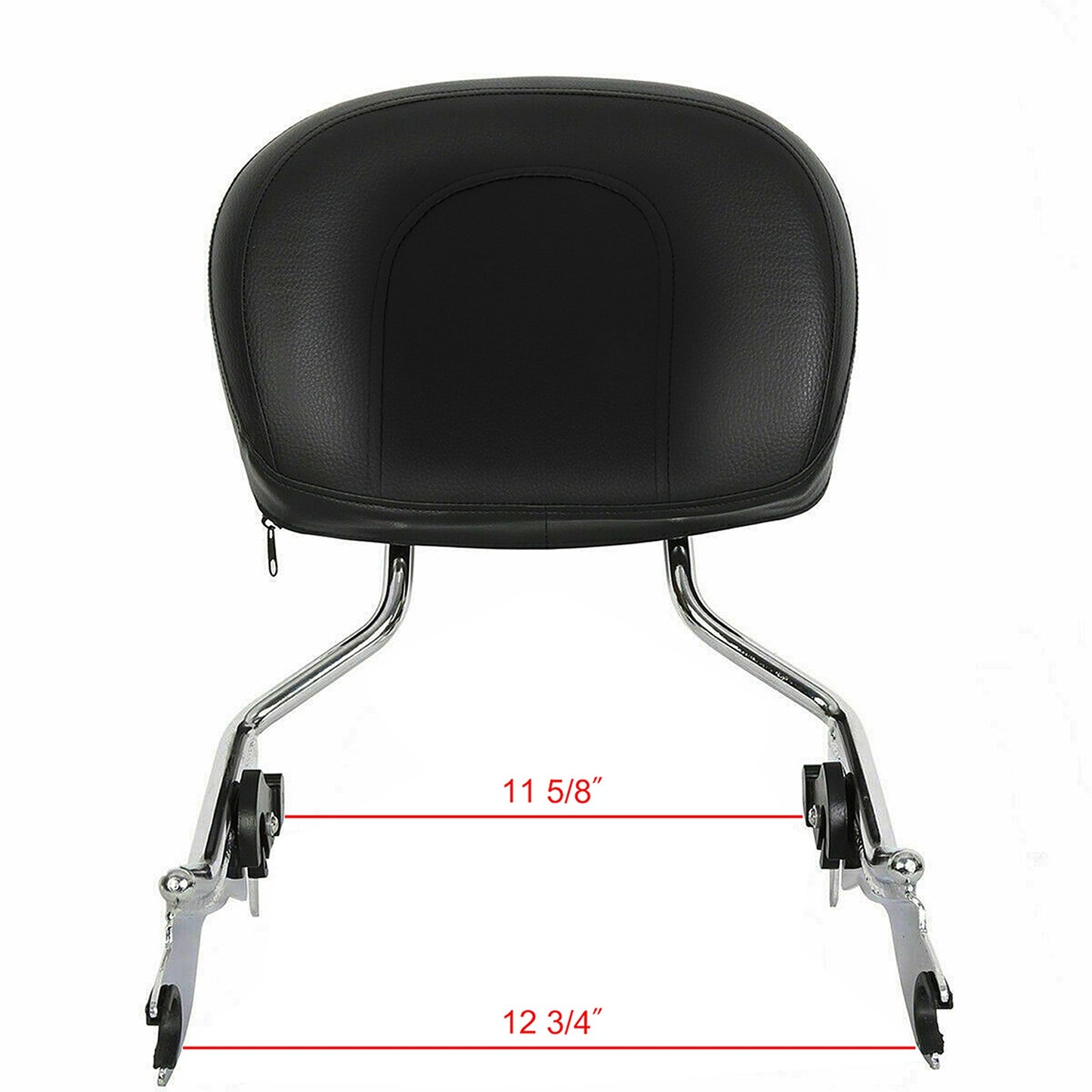 Chrome Detachable Backrest Sissy Bar For Harley Road King 09-23