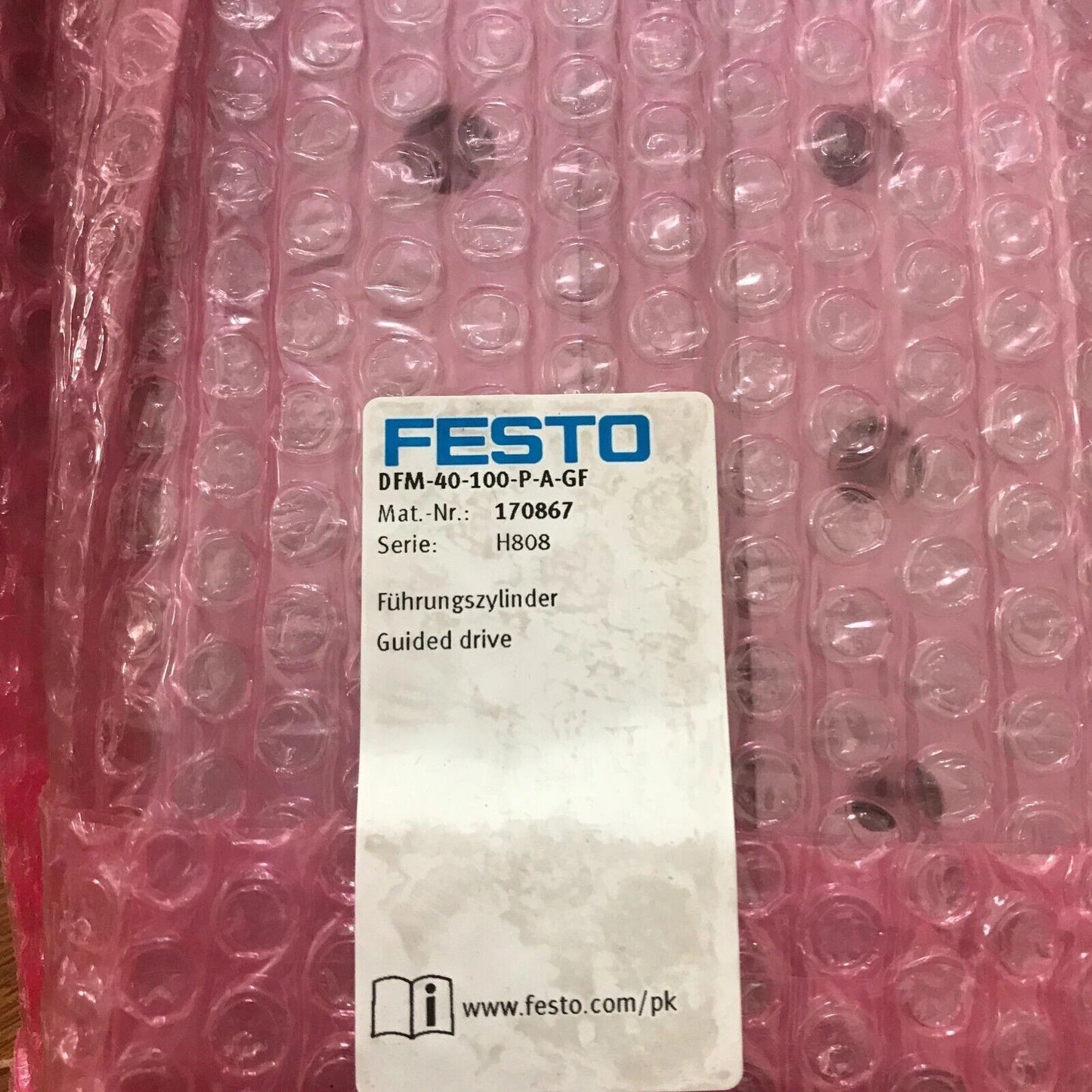 One Festo DFM-40-100-P-A-GF 170867 Cylinder ping