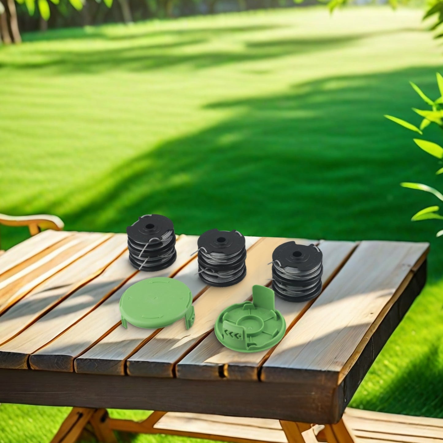 Efficient Double Line Spool for Greenworks G40LT Trimmer Cutting Performance