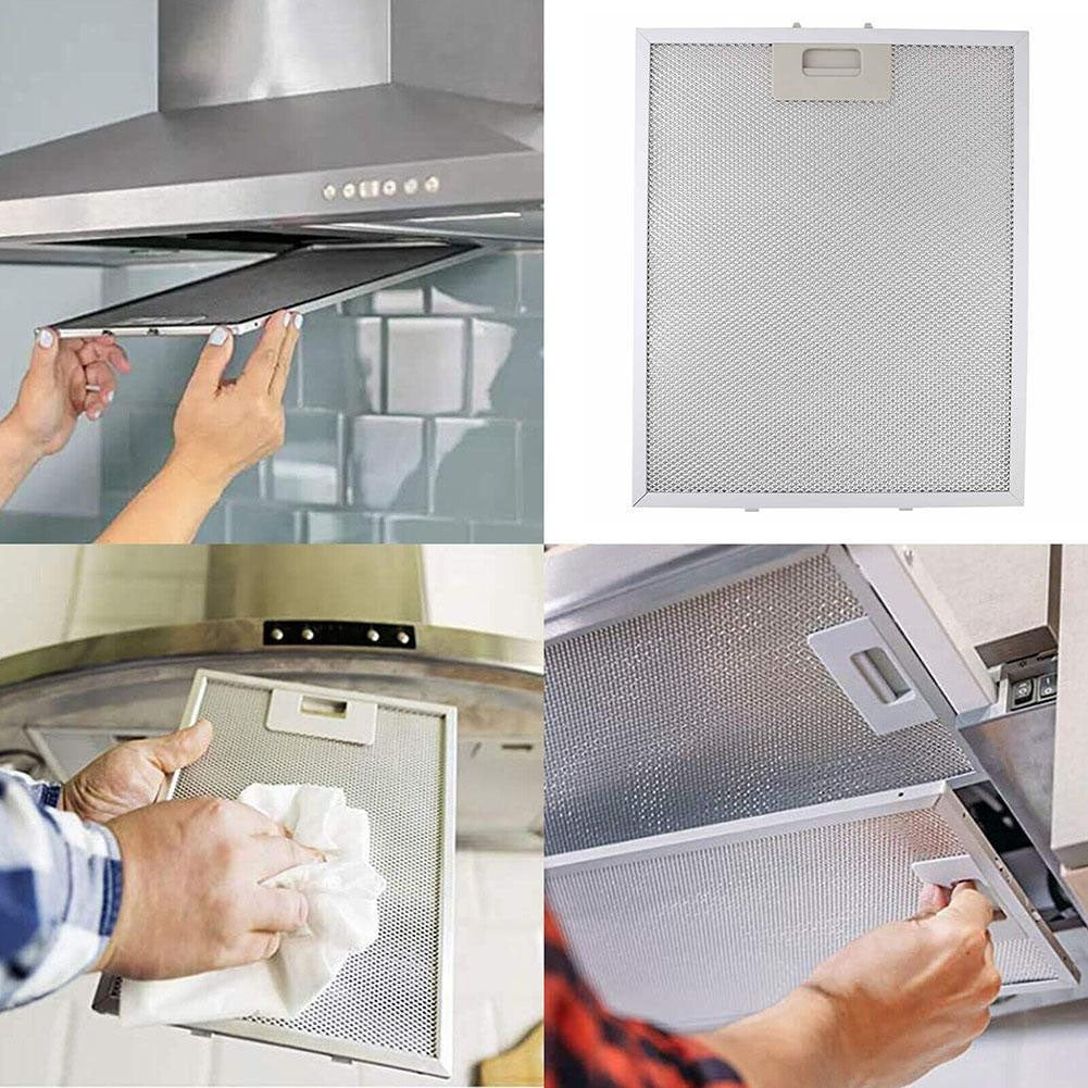Cooker Hood Maintenance Made Simple Get Your 2PCS Metal Filter Set Today