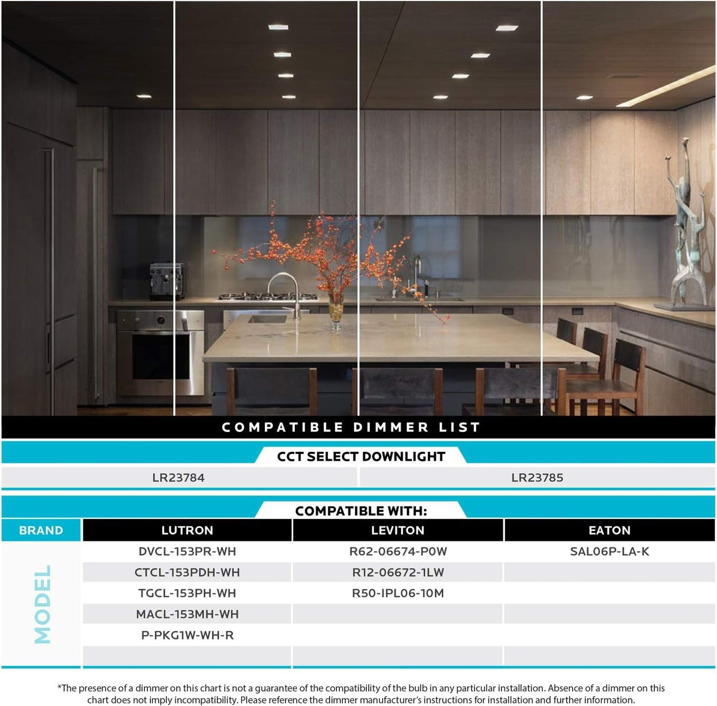 4 Inch Square Recessed LED Can Lights, 6 Pack, Dimmable, Color Selectable