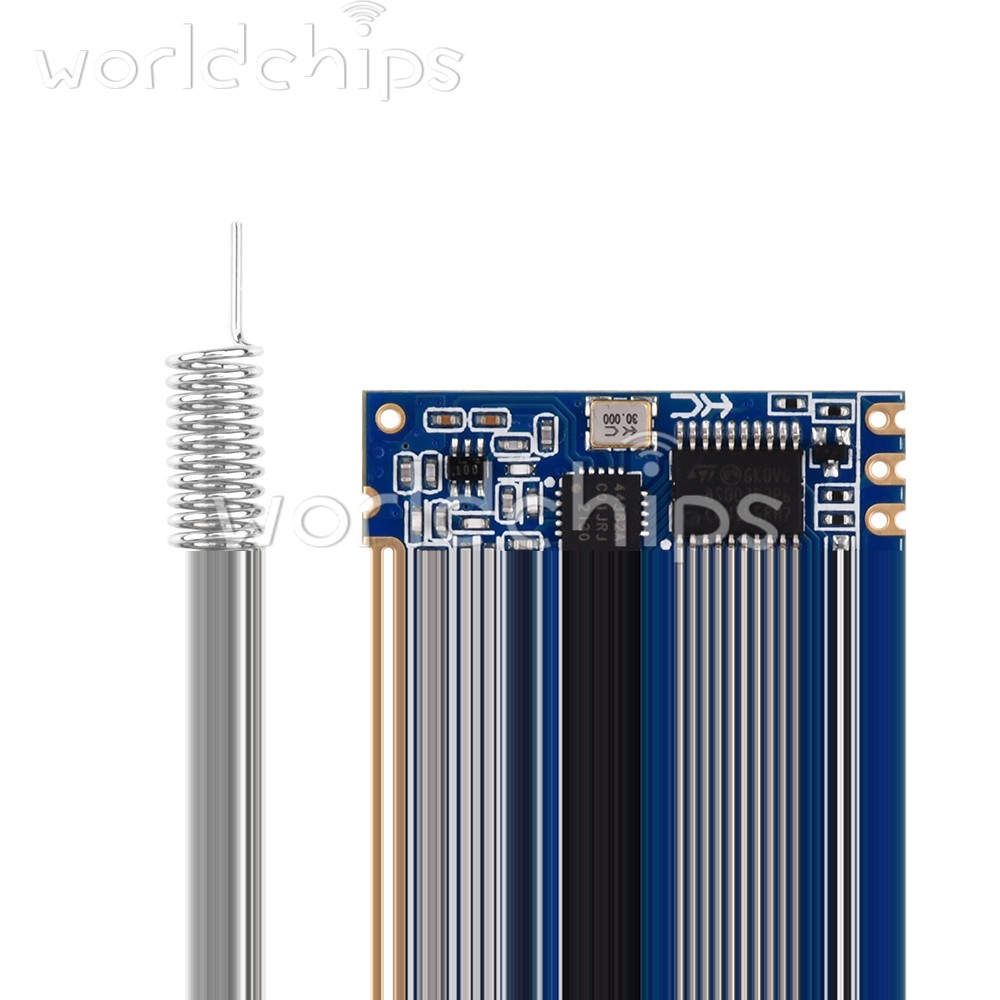 5~100pcs 3.2-5.5V HC-12 433Mhz SI4438 Wireless Serial Port Module Lot