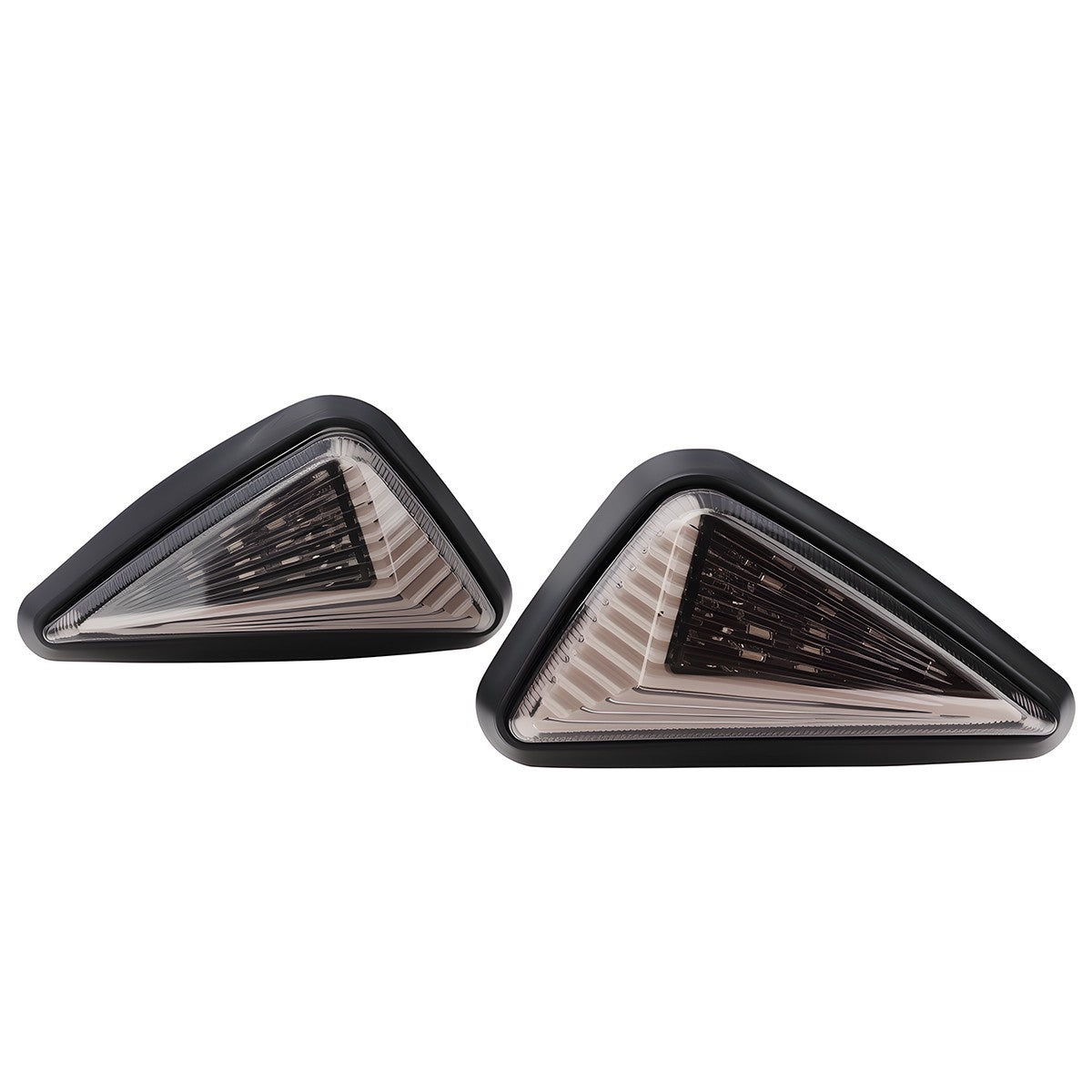 Motorcycle Triangle Flush Mount LED Turn Signal Light for For honda For Suzuki
