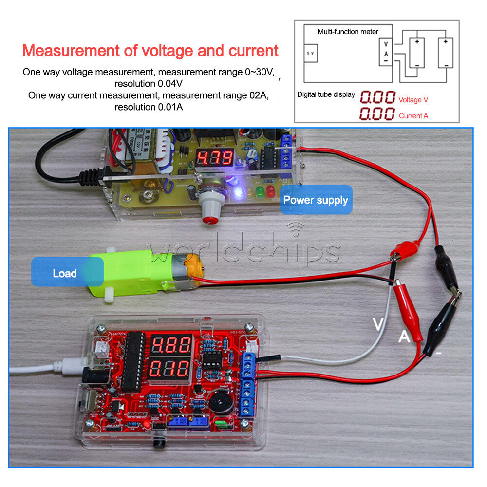 Current Temperature Detection PWM Signal Generator Electronic DIY kits 5V