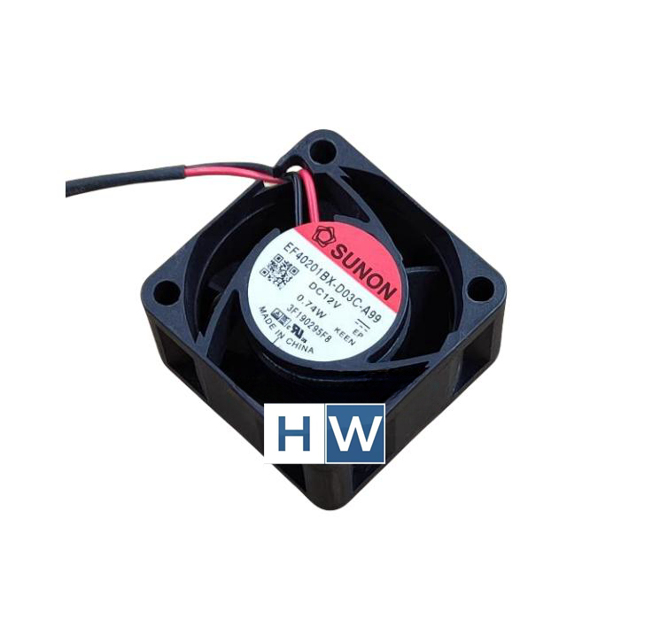 1PC SUNON EF40201BX-D03C-A99 12V 0.74W 40* 20 4CM 2-wire cooling fan