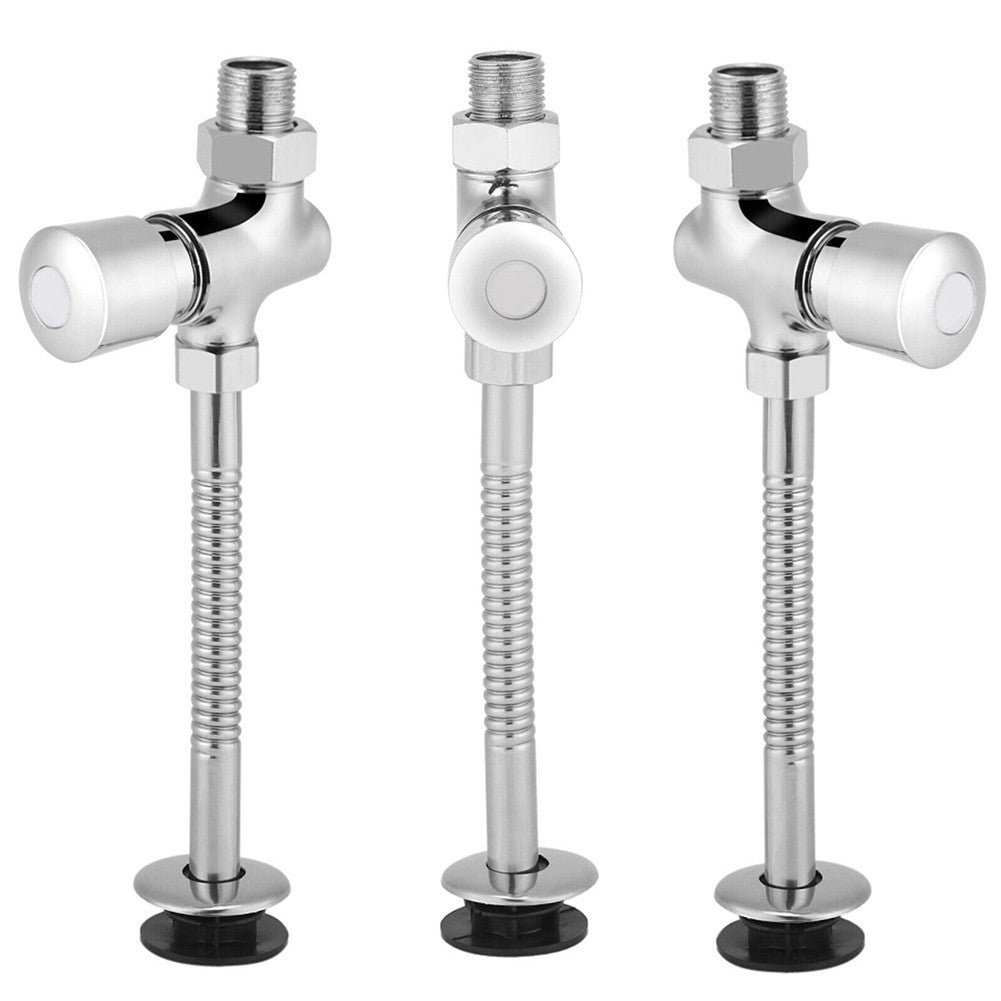 Toilets Attachments Urinal Flush Valve Alloy Automatic Hand Press Hardness