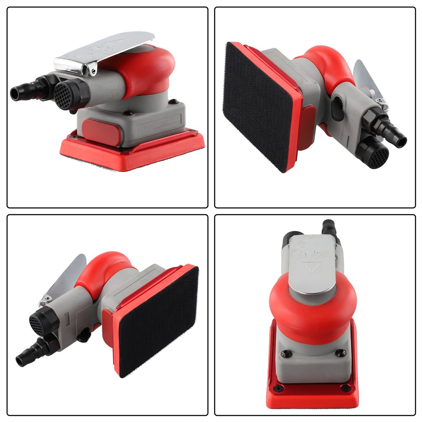 Square Air Sander with 0 6 0 8Mpa Working Air Pressure for Smooth