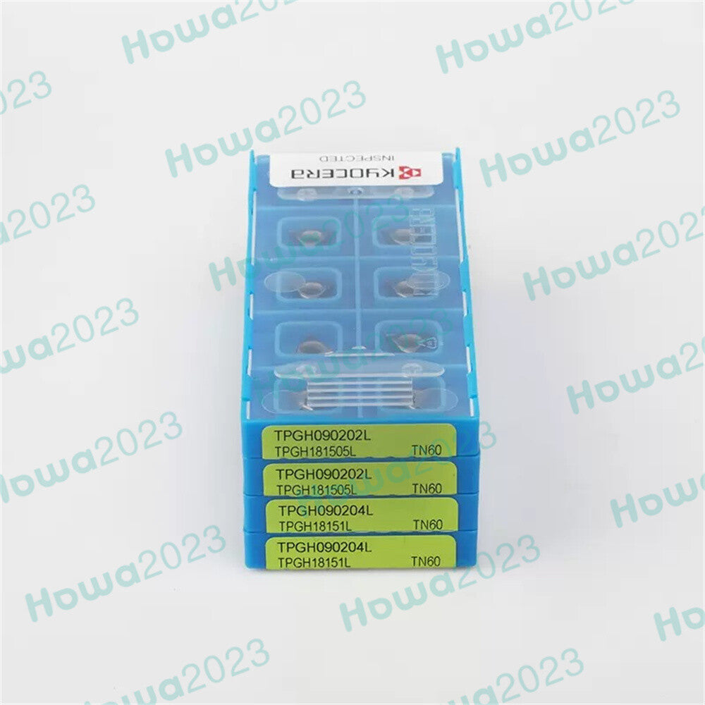 10Pcs/Box Kyocera TPGH090202L TN60 TPGH181505L Carbide Inserts CNC Boring Blade
