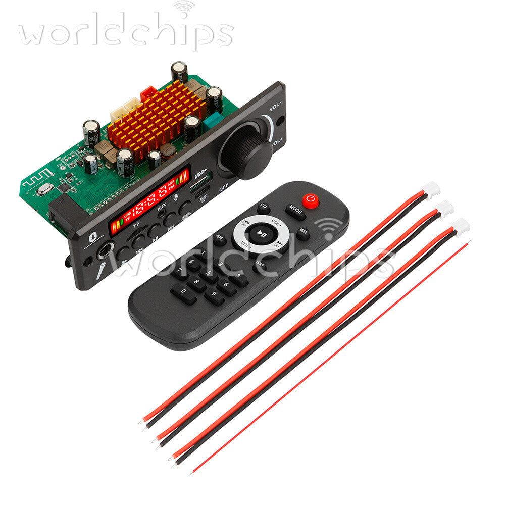 TPA3116 200W Amplifier Bluetooth Audio Decoder Board USB FM Radio Music Player