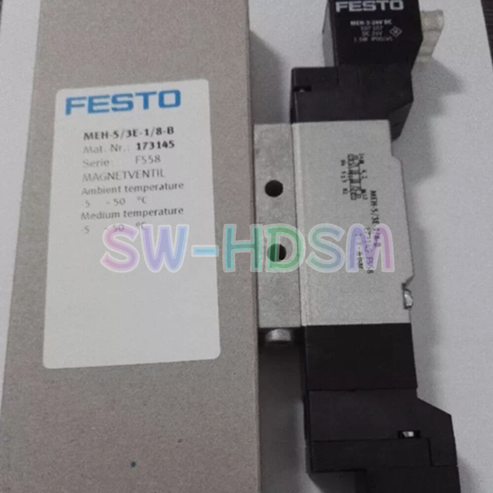 1PCS  FESTO MEH-5/3E-1/8-B 173145 Solenoid Valve Freight Free