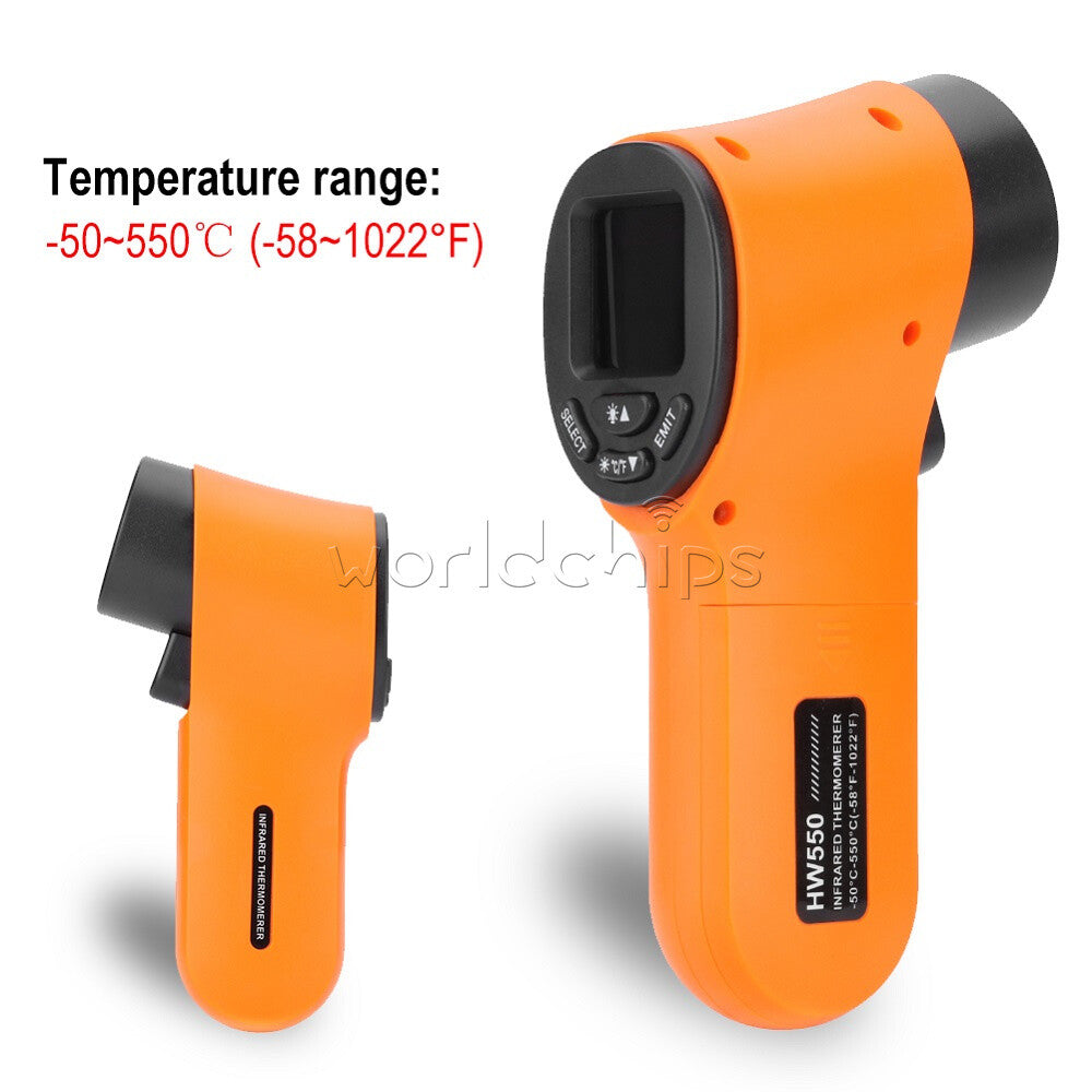 High Precision IR Temperature Sensor Digital LED Gun Non Contact Thermometer US