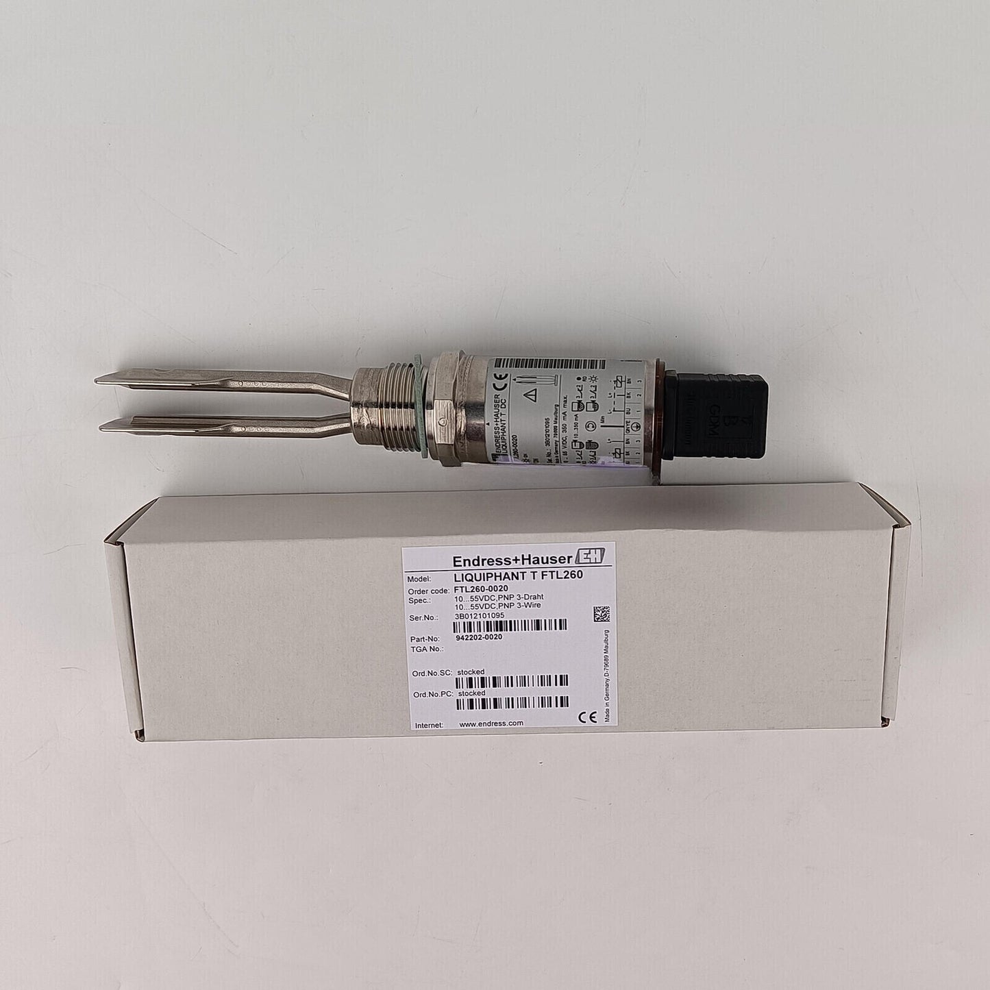 ONE E+H FTL31-AA4U3BAWSJ replaces FTL260-0020 Endress+Hauser Sensor