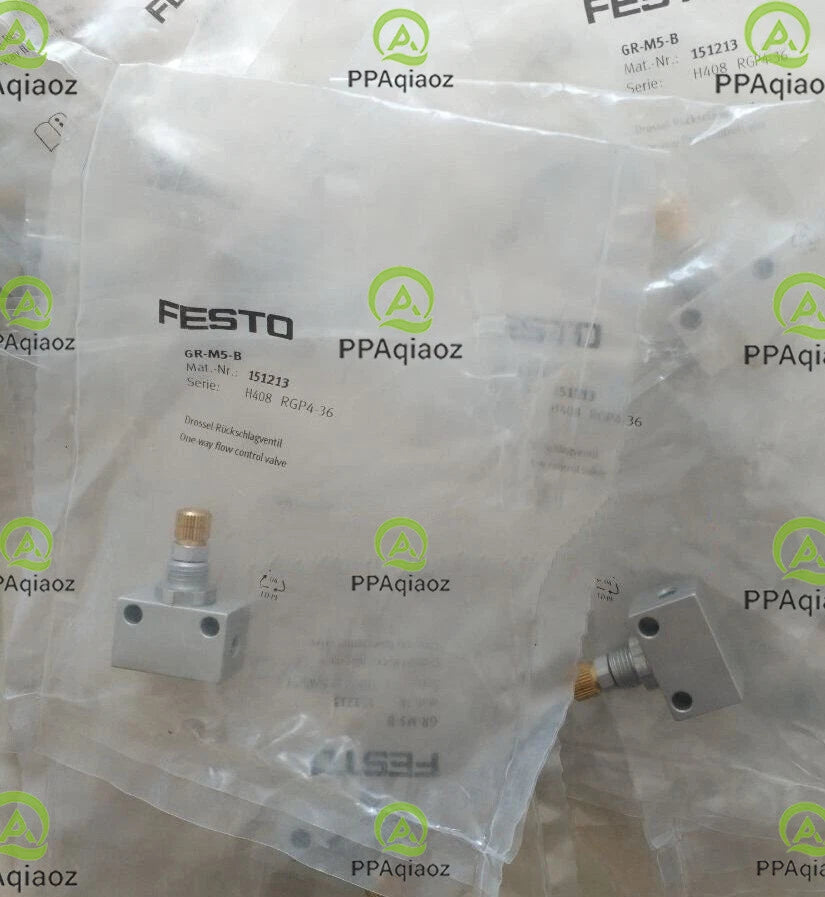 1PC  FESTO GR-M5-B One-Way 1-Way Flow Control Valve Contr Free Shipping GRM5B