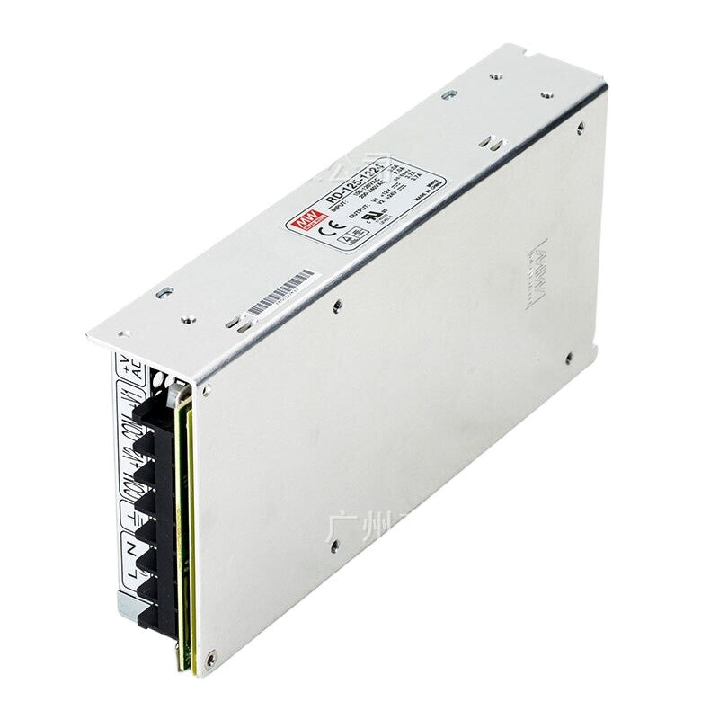 1pcs MEAN WELL RD-125-1224 125W Switching Mode Power Supplies 12V1~7A/24V0.4~5A