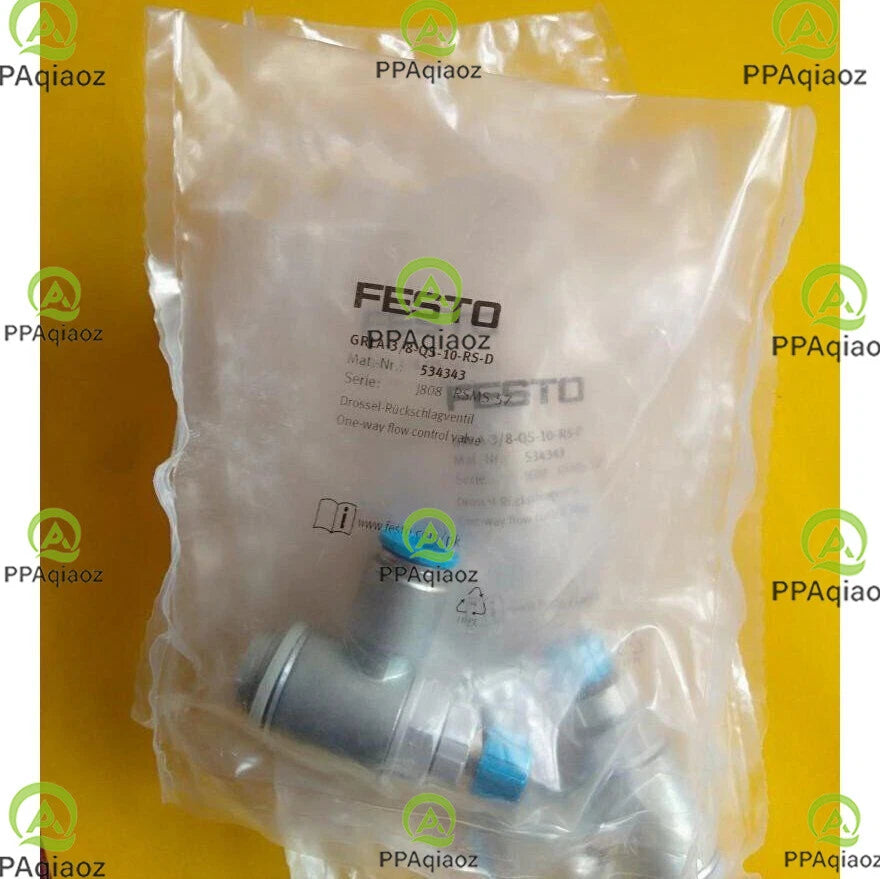 1PC  FESTO GRLA-3/8-QS-10-RS-D 534343 Throttle Valve Free Shipping