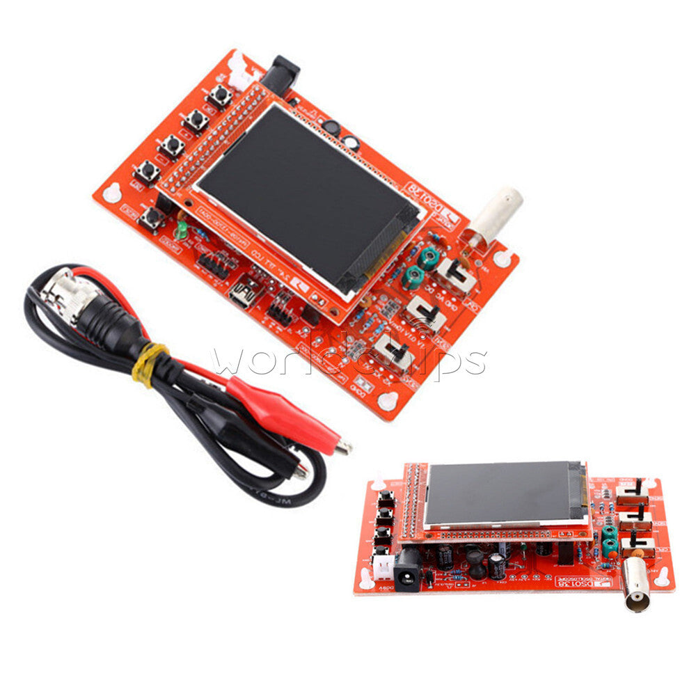 DSO138 2.4" TFT Digital Oscilloscope Cortex-M3 1Mbps Assembled Acrylic Case Kits