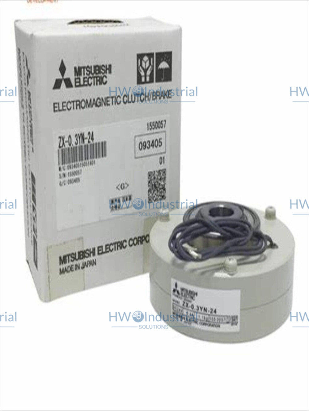 1/Piece  ZX-0.3YN-24 Mitsubishi Magnetic Powder Brake ZX0.3YN-24