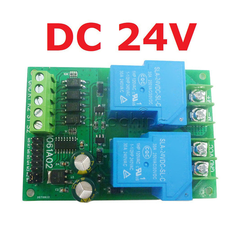 30A DC 12V/24V Motor Controller Relay Module Forward Reverse Control Board