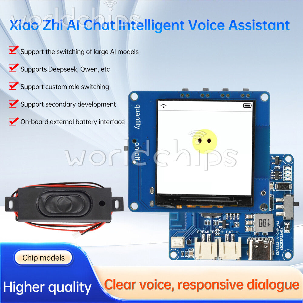 Type-C ESP32-S3 Voice Chat Module 1.54 inch LCD MAX98357 WIFI Development Board