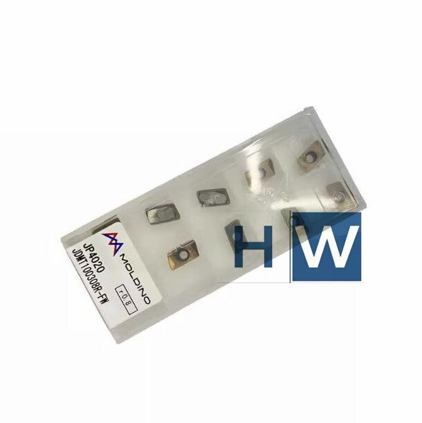 10PCS/box MOLDINO CNC Blade Milling Insert JDMT100308R-FW JP4020