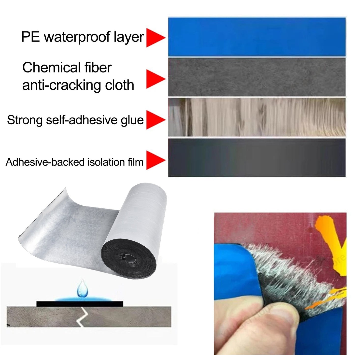 Waterproof Heat Insulation Tape Strong Adhesion Long lasting Performance