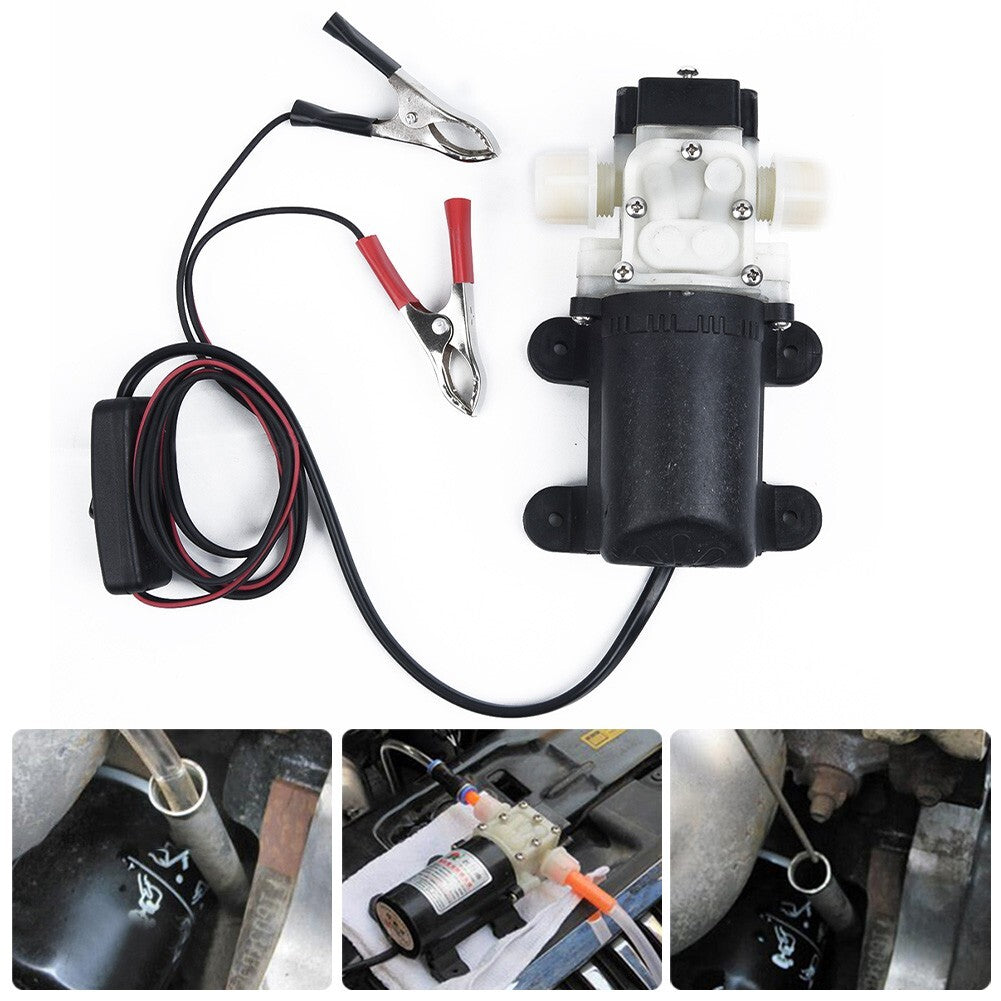 Fuel Transfer Pump 12-Volt Oil Diesel Gas Kerosene Car,Tractor,Truck