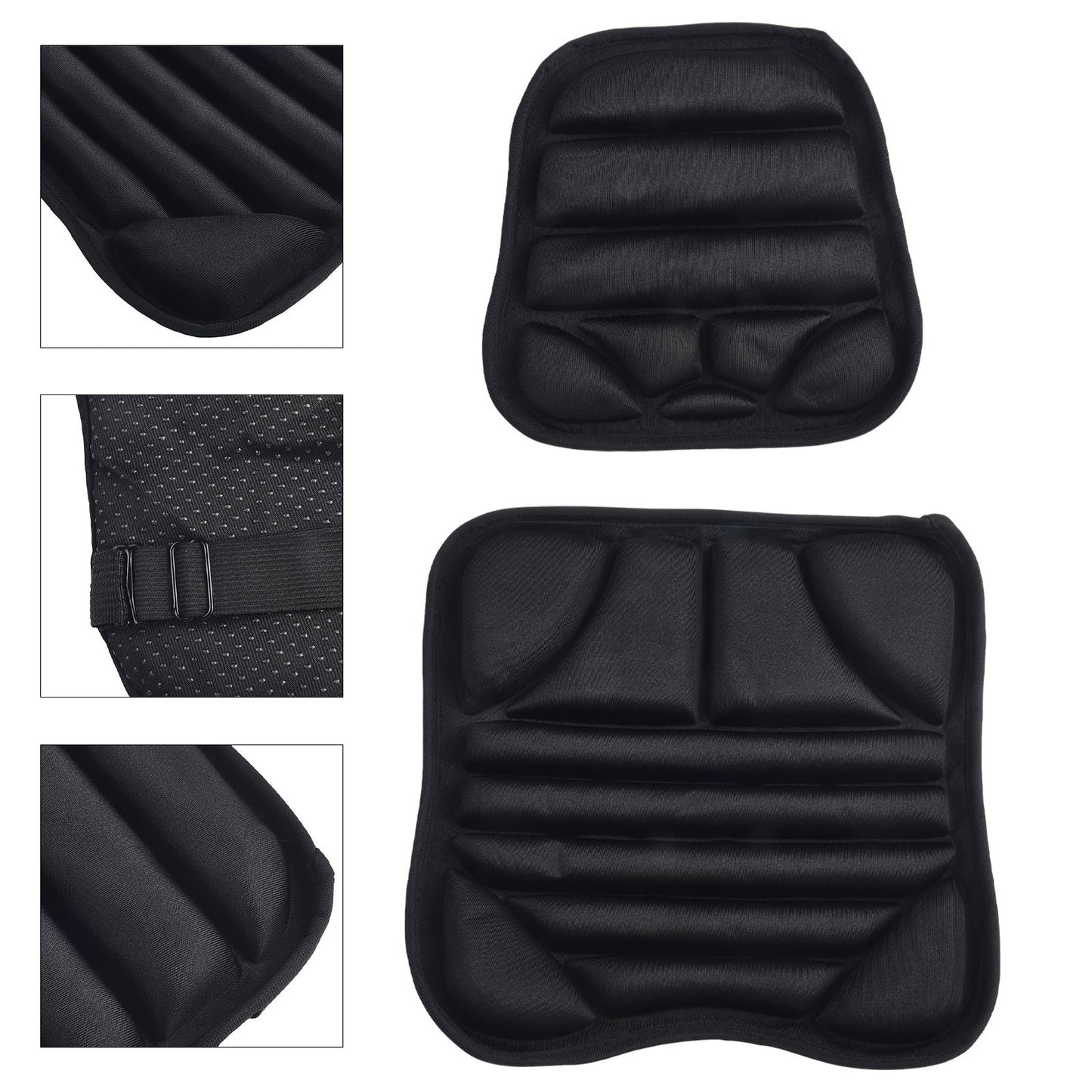 Non Inflatable Motorcycle For Seat Cushion Set Shock Absorption Easy to Install