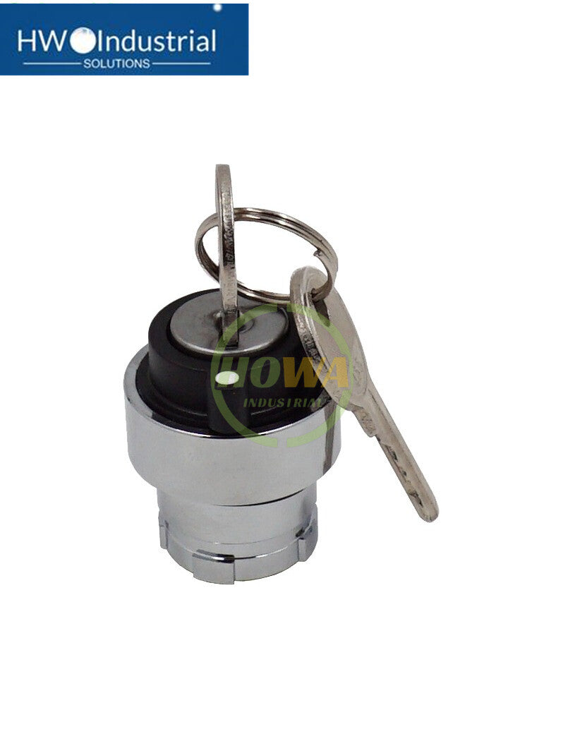 2PC 3-Gear Self-locking Key Knob Selection Button Switch ZB2BG3C ZB2-BG3C
